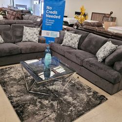 Sofa And Loveseat/New/ Soft Microfiber/ Financing Available 