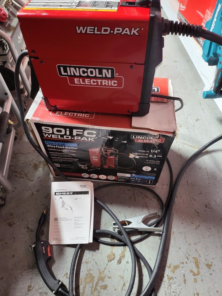 WELD-PAK 90i FC Flux-Cored Wire Feeder Welder (No Gas) Kit with 0.035 Flux Core Wire