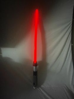 Star Wars Darth Vader Red Lightsaber Disney Store Lights Up Glowing Red w/Sounds