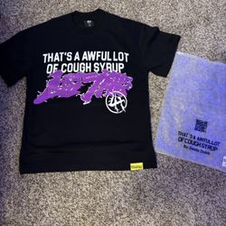 Lost Hills Awful Tee Black & Purple