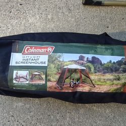 10x10 Coleman Easy Up Screened In Canopy 