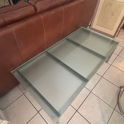 Frosted Glass Coffee Table