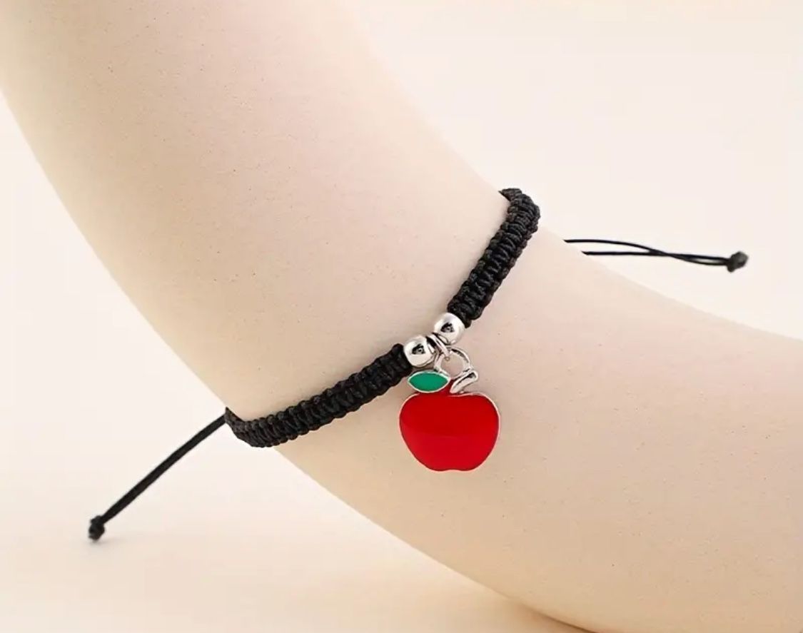 Brand New Teacher Apple Adjustable Bracelet 