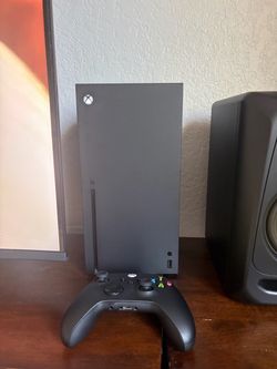Xbox X with 2 games and headset