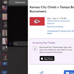 Chiefs Vs Tampa Bay Tickets