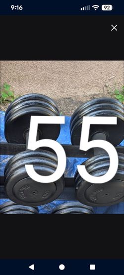 55lb dumbells