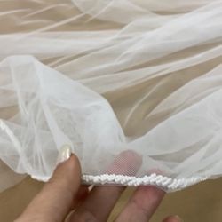 12ft veil with hand beading
