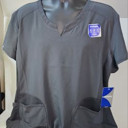 ScrubStar Performance Notch Neck Top Womens 3XL 