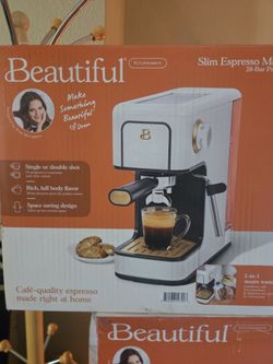 Beautiful by Drew Barrymore Slim Espresso Machine