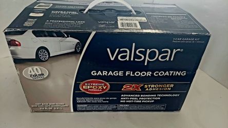 Valspar 2-Part Tint Base Semi-Gloss Garage Floor Epoxy Kit -