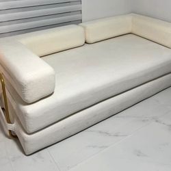 White Sofa Bed . Price Including Delivery 