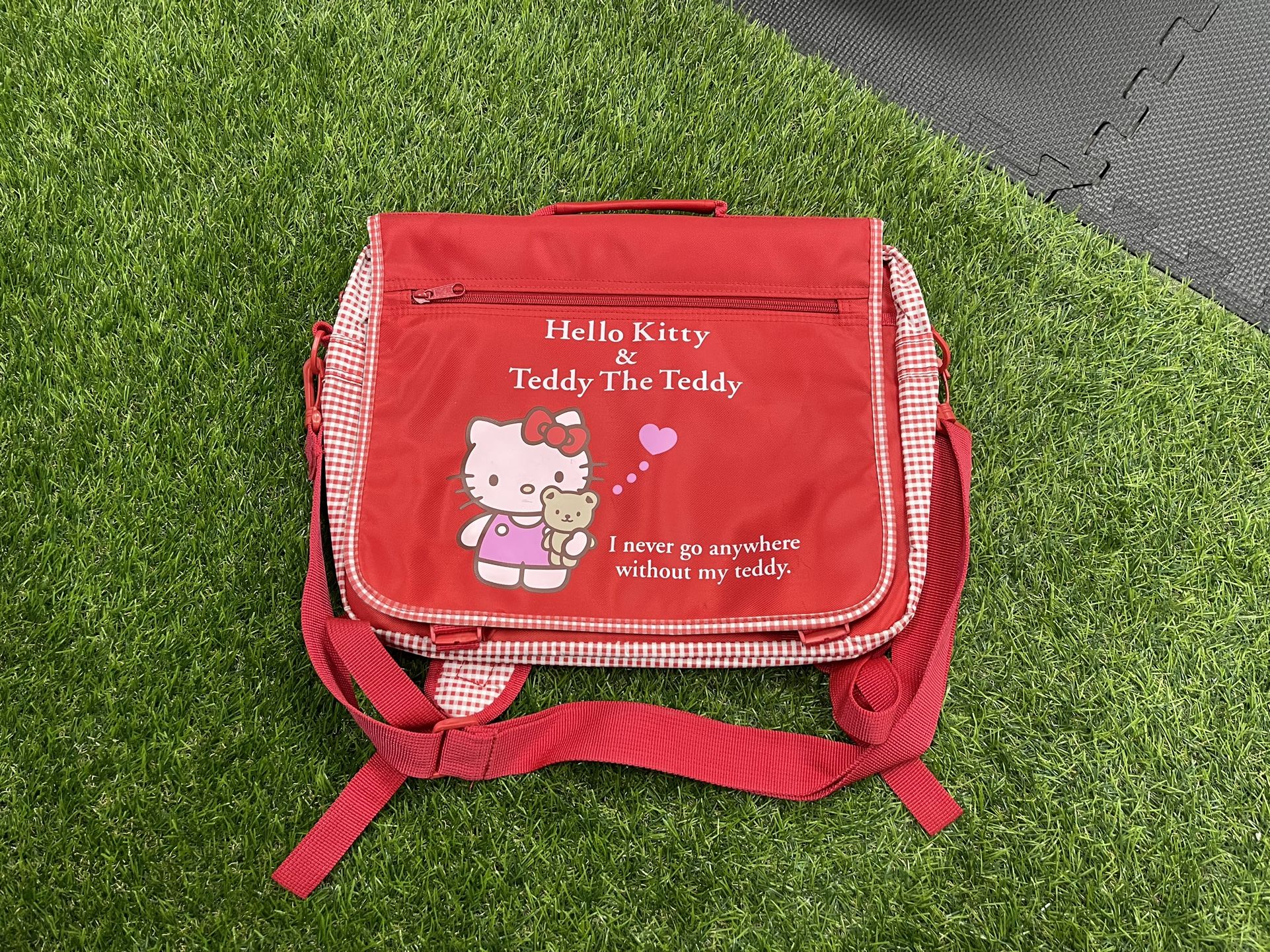 Hello Kitty Back Pack Messenger Bag New Without Tag