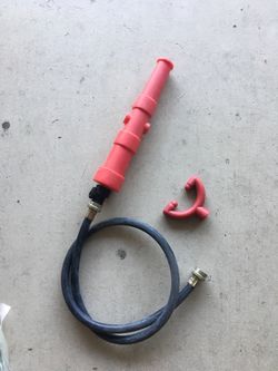 Hose squirter for swingset
