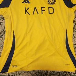 Adidas Al Nassr Cristiano Ronaldo #7 Home 24/25 Authentic Jersey- Size 2XL JP0459