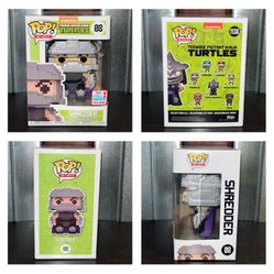 Funko Pop 8-BIT TMNT Shredder Exclusive 