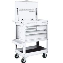 Toolbox On Wheels Like New White