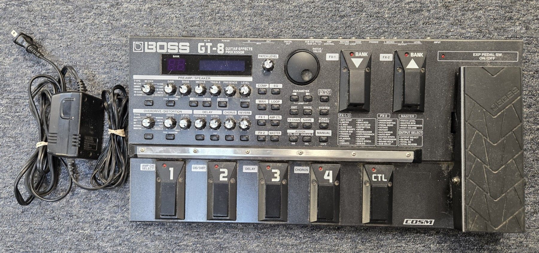 Boss GT-8 Guitar Effects Processor 