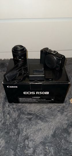 Canon R50V with Lens and Accessories