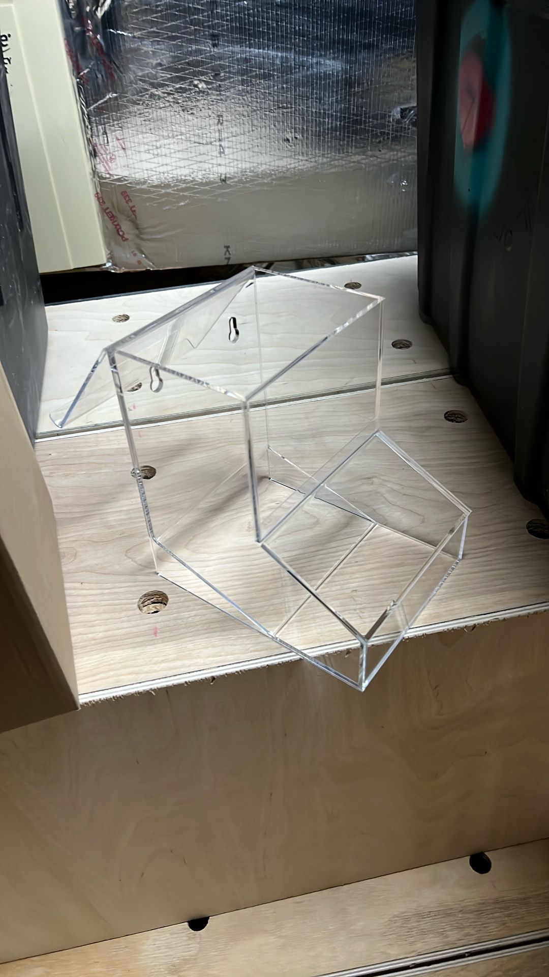 Acrylic Dispenser Bins