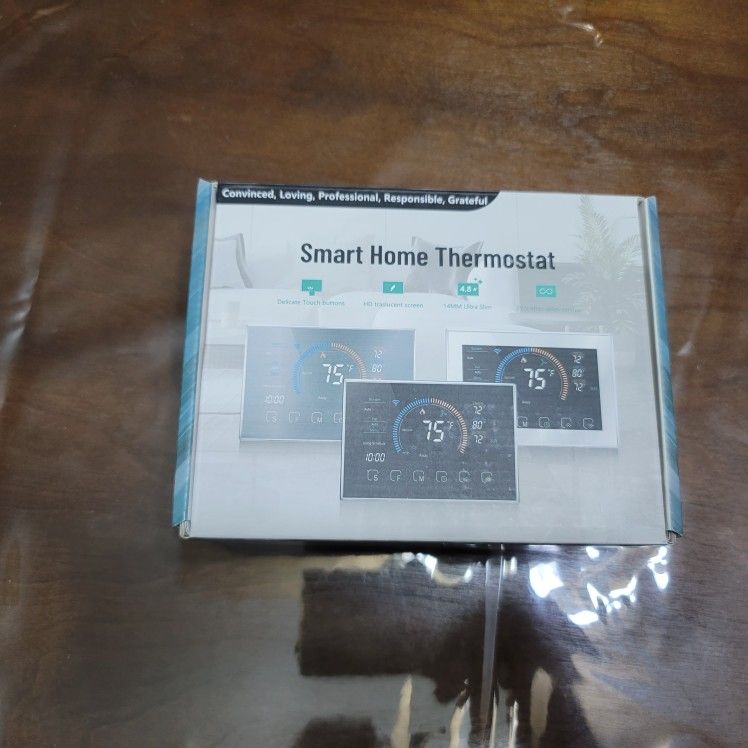 BNIB Sealed WiFi Thermostat Compatible With Alexa And Google Home