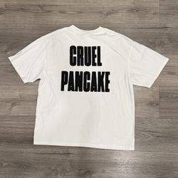 Cruel Pancake White Tee Men’s Size Medium/Large