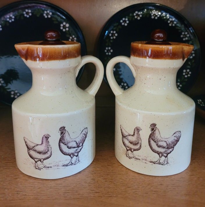 Vintage Chicken Creamers