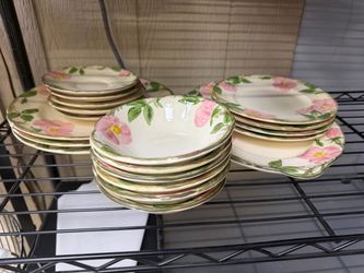 Vajilla de porcelana Franciscan USA Desert Rose --19 piece