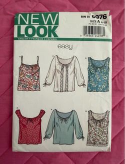 NEW LOOK Uncut Sewing Pattern 6976