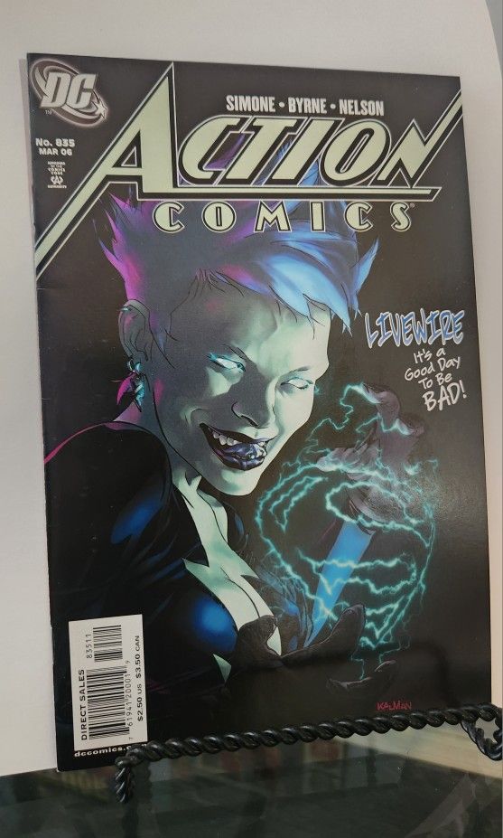 Action Comics #835 1st Appearance Of Livewire In DC Continuity