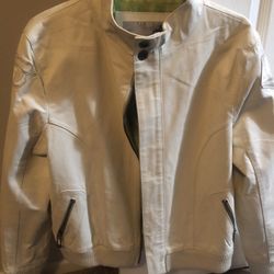 Womens Leather Motorcycle Jacket Xl