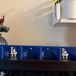 LA Dodgers 4-Hook Wall Hanger