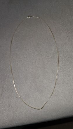 Sterling Silver Chain Necklace 20"