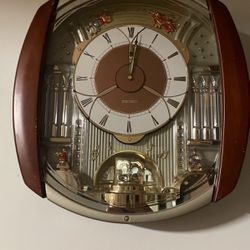 Seiko Clock Wall Clock Symphony Wave Radio Clock / Seiko Reloj Reloj de Pared Onda Sinfonía Radio Reloj