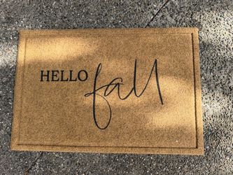 Fall door mats