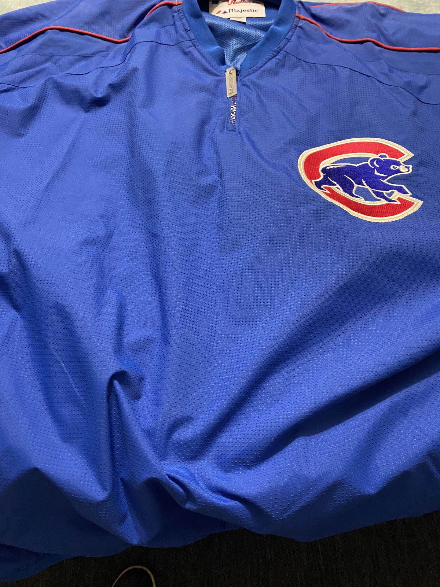 AUTHENTIC CHICAGO CUBS PULLOVER JACKET 