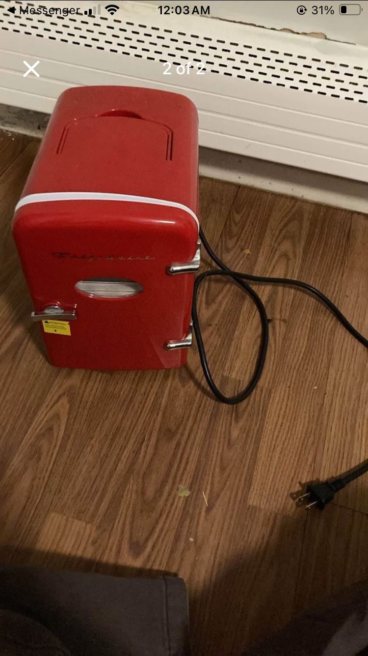 Red Mini Fridge
