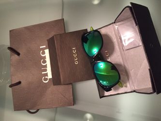 Brand new Gucci green sunglasses