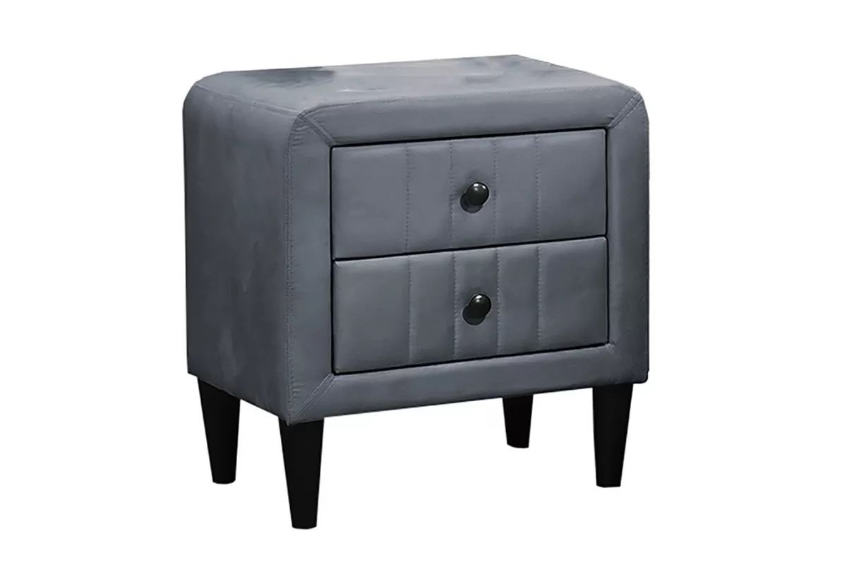 2 Drawers Fabric Nightstands