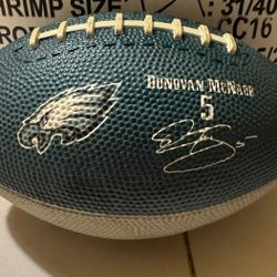 Philadelphia Eagles football signed