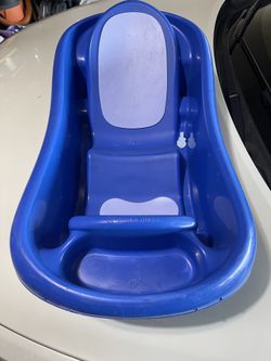 Newborn  To -toddler  Tub with Sling -blue