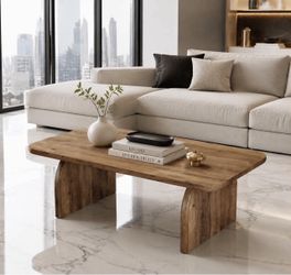 47-Inch Wood Farmhouse Living Room Table.