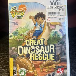 Go, Diego, Go Great Dinosaur Rescue Wii