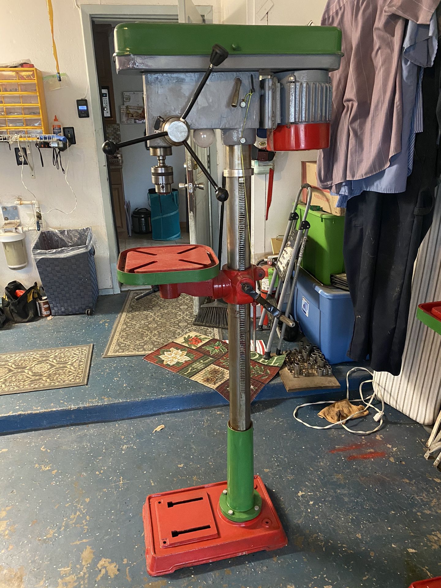 Drill Press with light - Omaha Industrial Tool. Reconditioned!