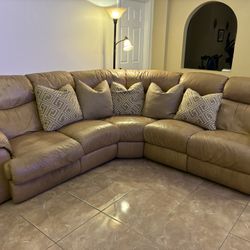 Sectional Leather Couch