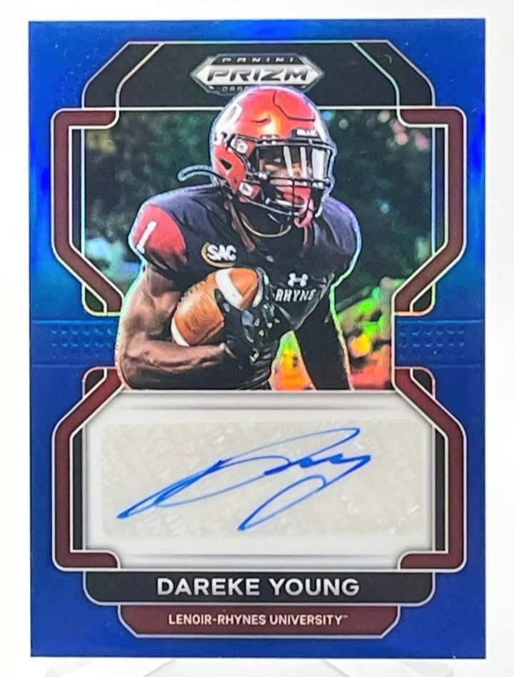 Really Nice Panini Prizm Dareke Young Rookie, Auto, # 24/75 Card MINT