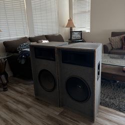 Vintage Electro-Voice EV 15” PA Speakers – Pair – Loud & Powerful