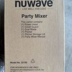 NuWave Party mixer & Twister