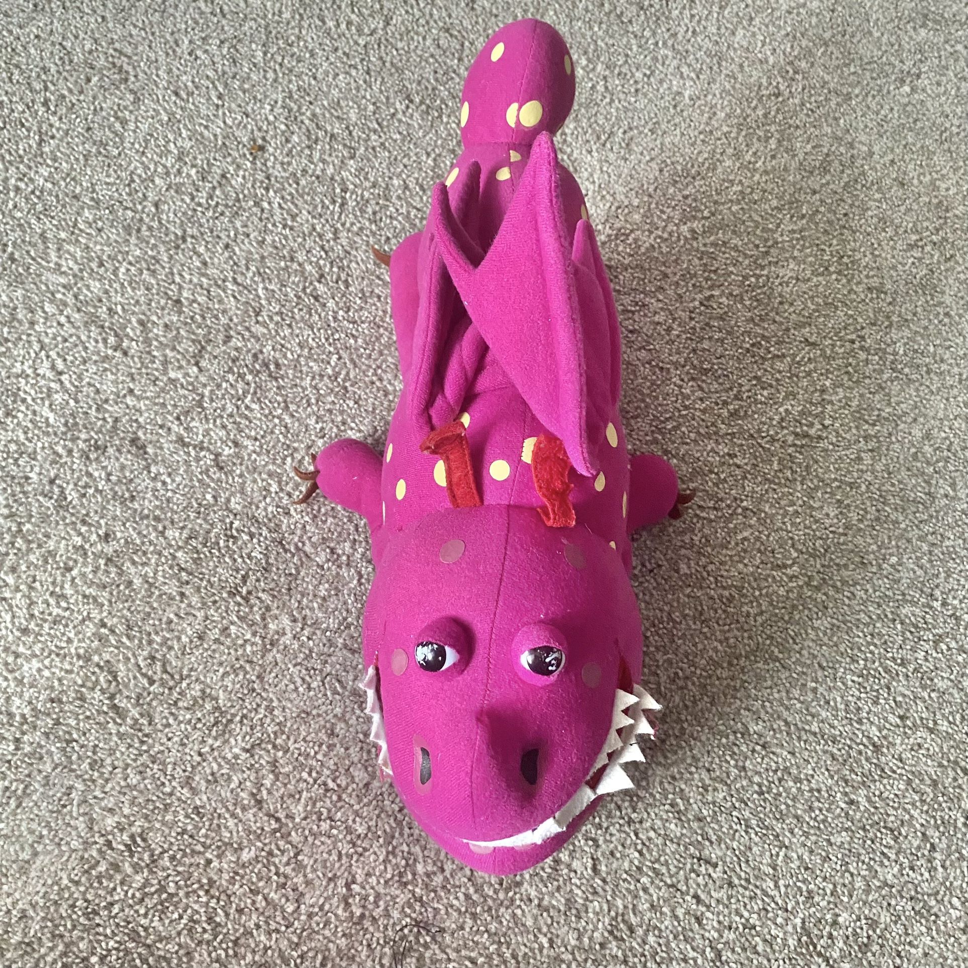 PURPLE GRONCKLE Plush 15” How to Train your Dragon Arena Spectacular Meatlug