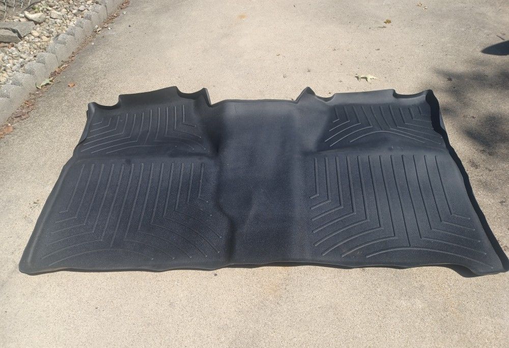 07-13 SILVERADO SIERRA CREW WEATHERTECH FLOOR 2ND ROW LINER