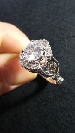 Hand made Women's Vintage designer fine jewelry fashion wedding RINGS size